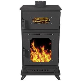 Resim Etinova M003 Pelet ve Odun Yakabilen Mini Fırınlı Soba 