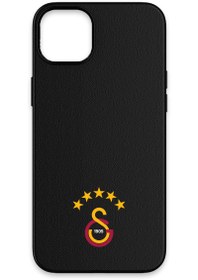 Resim Galatasaray 5 Yıldız Arma Deri Magsafe Telefon Kılıfı - iPhone 14 