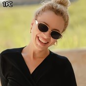 Resim 1 adet Metal Çerçeveli Şık Oval Gözlük - Siyah Moda Dekoratif Erkek & Kadın Gözlüğü, Dayanıklı Plastik, Günlük Kullanım, Partiler, Düğünler, Müzik Festivalleri, Sevgililer Günü için Şık Aksesuar, Modern Gözlük, Yüksek Kaliteli Lensler 