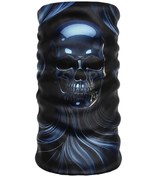 Resim Bebo Store Skull-171 Extreme Spor Motor Kullananlara Özel Desenli Reflektörlü Buf Boyunluk Bandana Balaklava 