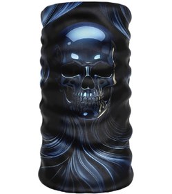 Resim Bebo Store Skull-171 Extreme Spor Motor Kullananlara Özel Desenli Reflektörlü Buf Boyunluk Bandana Balaklava 