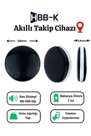 Resim HBB-K TAG İOS & Android Uyumlu Airtag Gps Takip Cihazı(2'li Paket) 