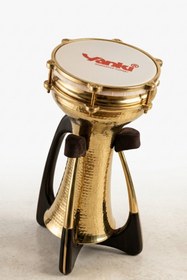 Resim YANKI BDR-06 Profesyonel Bakır Darbuka Bass Sahne Serisi Turkish Darbuc 