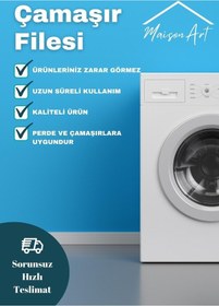 Resim LBag | 3 Adet Çamaşır Yıkama Filesi İpli 40x60 Cm | Çorap Perde F 