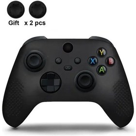 Resim Gateesat Xbox Series X/s Kontrolcü Kılıfı Siyah Silikon Koruyucu Ve Parmak Tutuculu 