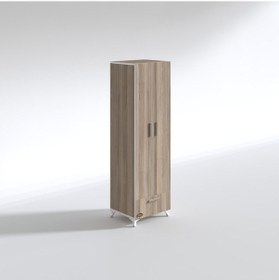 Resim Kenzlife gardırop 2 kapaklı kapılı çekmeceli şebboy 168*50*42 crd ayaklı gardolap dolap 