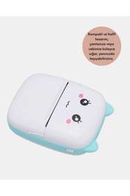 Resim İsmiyle Al Kablosuz Mini Cep Yazıcısı Bluetooth Destekli 1200mAh Bataryalı 