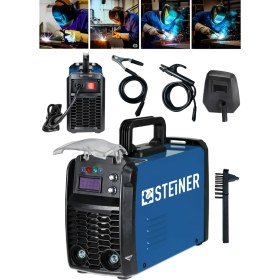 Resim Steiner 250 Amper Inverter Mega Stick Çift Kartlı Hava Soğutmalı Dijital Göstergeli Çanta Kaynak Makinesi 