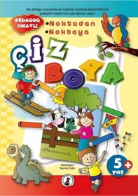 Resim Noktadan Noktaya - Çiz Boya 5+ Yaş- Misket Kitap 