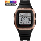Resim Novahub Gümüş Skmeı Yeni Erkek Spor Saatler Retro Çok Fonksiyonlu Moda Izle Kare Chrono Geri Sayım Su Geçirmez Kol Saatleri 1278 Gümüş 