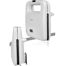 Resim 750W Isınmaya Dayanıklı Tost ve Izgara Makinesi Beyaz 