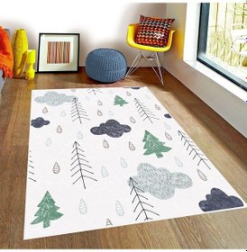 Resim Iskandinav Çocuk Odası Halısı 