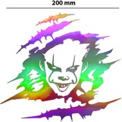 Resim meristeed Çaki Bebek Renk Değiştiren Hologram Sticker – Araba, Kask, Cam vb. Yüzeyler İçin 