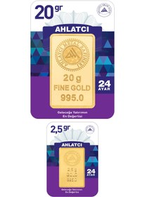 Resim Ahlatcı 24 Ayar-22.5 Gram Külçe Altın 