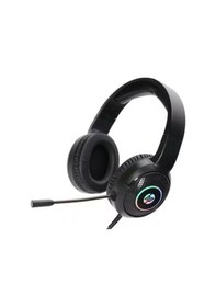 Resim Hp DHE-8010UM Kulak Üstü LED Mikrofonlu Oyuncu Kulaklığı 