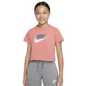 Resim Nike G Nsw Tee Crop Futura Çocuk T-Shirt Pembe 