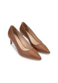 Resim Tamer Tanca Kadın Hakiki Deri Koyu Taba Topuklu Ayakkabı 492 55750 Bn Ayk Y25 K.taba Taba 