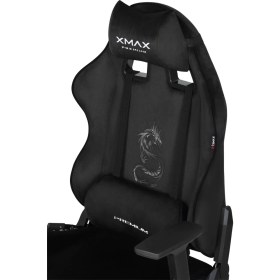 Resim Xmax / Rio Balerion Terletmez Kadife Kumaş Siyah Gaming Oyuncu Koltuğu / 120 kg Taşır 