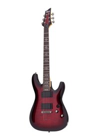 Resim Schecter Demon-6 Elektro Gitar (Crimson Red Burst) 