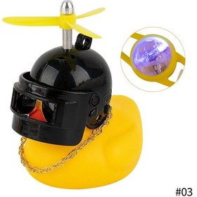 Resim Kasklı Ördek Araç Göğüs Torpido Süsü Kaynak (PUBG) 