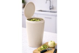 Resim Primanova 6 Lt Banyo Mutfak Tezgah Üstü Çöp Kovası - Bej 