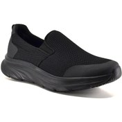 Resim King Paolo D1114 Hıgh Step Erkek Ayakkabı Tekstil Spor Ayakkabı-Siyah 