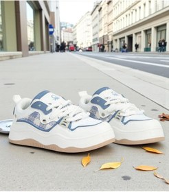 Resim Benetton 12157 Beyaz Tam Ortopedik Sneaker Günlük Kadın Spor Ayakkabı 