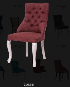 Resim Sandalye ST 14202 Zus541-066 PAPEL Kayın torna Babyface kumaş Ort Fuşya El Yapım 