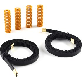 Resim Sunflowerr Açık Döngü Triger Kayışı Kauçuk Gt2 x Ekseni 765X6MM Y Ekseni 720X6MM Kayışlı 4 Adet Sıcak Yatak Yaylı Creality Ender 3 (Yurt Dışından) 