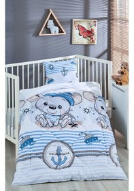 Resim Komfort Home V27 %100 Pamuklu Silikon Elyaf Bebek Yorgan Seti 