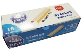 Resim Delta 1622 No:10 Zımba Teli Sarı 10'lu Kutu 