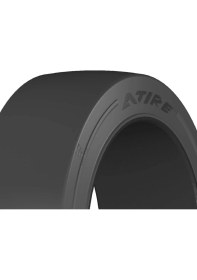 Resim Atire 13.5x5.5-8 Runner Band Çemberli Düz Dolgu Forklift Lastiği 