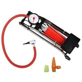 Resim Ayak Pompası Pilates Topu Şişirme Pompası Göstergeli Ayak Pompası 