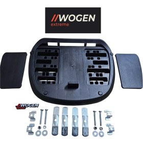 Resim Wogen 52-50-41 Lt Motosiklet Arka Çanta Alt Tabla Seti 