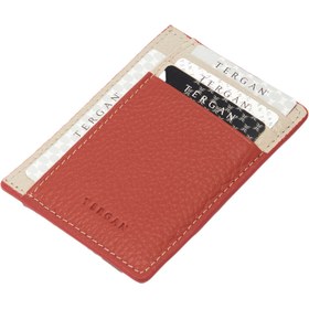 Resim Turuncu Deri Unisex Kredi Kartlık - S1KK00001676-V2A 