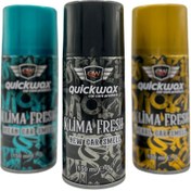 Resim quickwax Manavgat Oto Market Klima Temizleyici Klima Koku Bombası Farklı Kokularda 3 Lü Set 