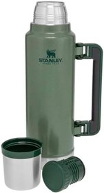 Resim Stanley Classic Legendary Vakumlu Çelik Termos, Yeşil (Hammertone Green), 1.4 Litre 