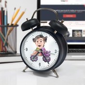 Resim Zeka Küpü Kız Çocuk Karikatürlü Çalar Saat 