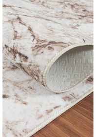 Resim Vl Yıkanabilir Kaymaz Tabanlı Silvia Kesme Rulo Halı Yolluk Gri-beyaz-siyah Mavi-bej-krem S 