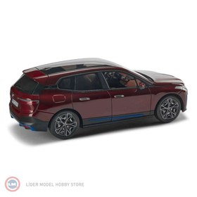 Resim 1:18 Minichamps 2023 BMW iX Aventurine Red 
