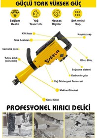 Resim Assur ASR514 1800 W 16 KG Darbeli Kırıcı Delici Hilti Sarı 