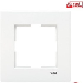 Resim Viko Karre Tekli Beyaz Çerçeve 