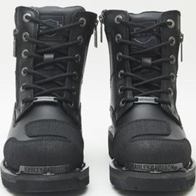 Resim Harley Davidson Renshaw Siyah Yağlı Deri Erkek Asker Botu CMM0600AW21 