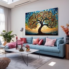 Resim Duygu Ağacı - 100x70 