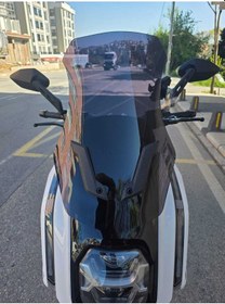 Resim Motocam Dofern Jdf 250 T Siperlik Ön Cam 2024-2025 Model 60cm Siyah Renkli 4mm Uzun Cam 