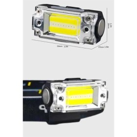 Resim Magne Sensörlü Kamp Lambası Ayarlanabilir Kafa Lambası Kafa Bantlı - TGR7348-1947 