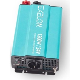 Resim Exelon Modifiye Sinüs 1200w 24v İnverter 