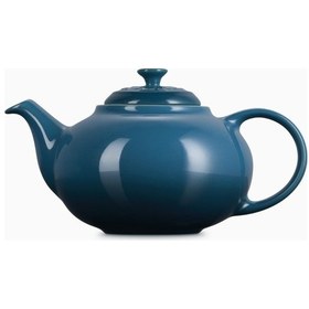 Resim Le Creuset Paslanmaz Çelik Süzgeçli Seramik Çaydanlık, 1.3l Lacivert 