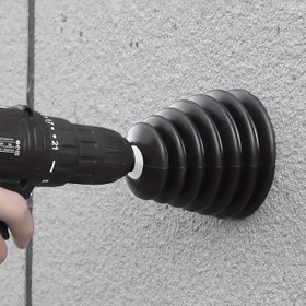 Resim 1 Adet Elektrikli Matkap Toz Kapağı Siyah, Elektrikli Çekiç Toz Kapağı, Toz Kapağı, Toz Kasesi, Darbe Delme Aracı Aksesuarları, Entegre Tavan Delme Toz Kapağı 