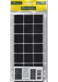 Resim Pacific 6030 Bl Yapışkanlı Keçe 30 Mm X 30 Mm Siyah Siyah 